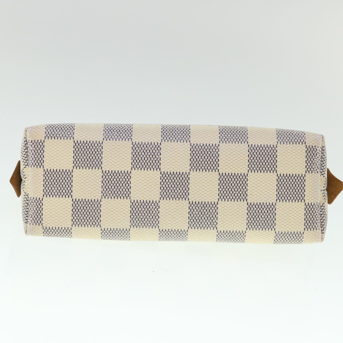 LOUIS VUITTON Damier Azur Pochette Cosmetic PM Pouch N60024 LV 55603