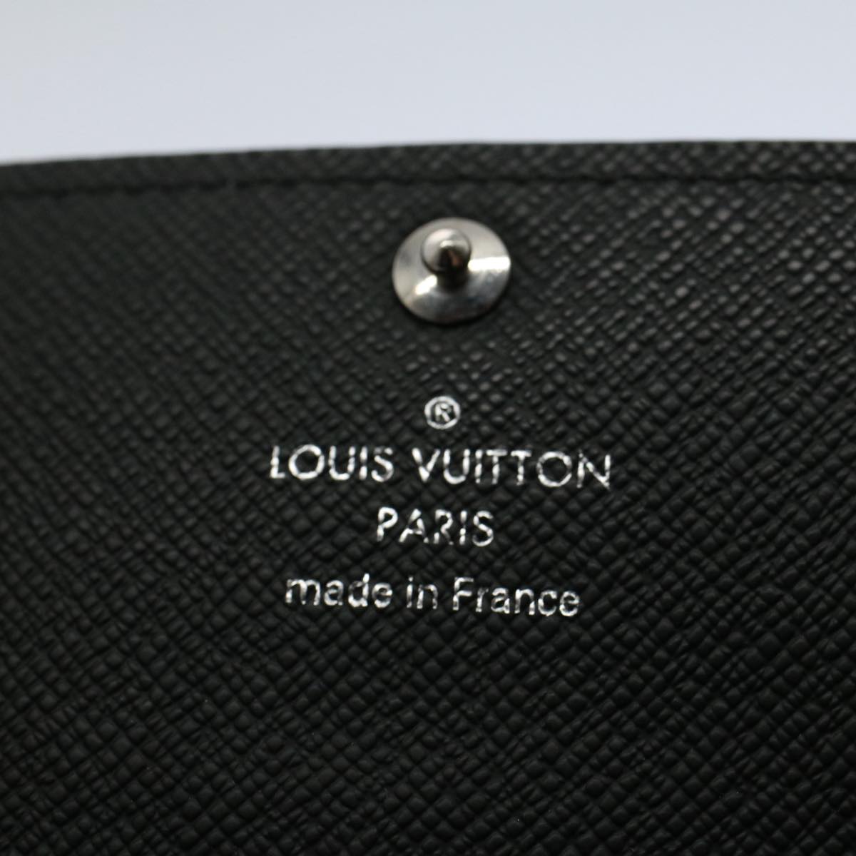 LOUIS VUITTON Damier Graphite Multi Cles 6 Key Case N62662 LV 55615