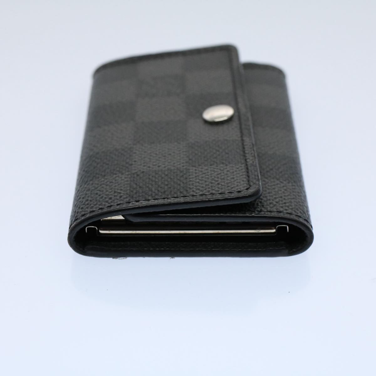 LOUIS VUITTON Damier Graphite Multi Cles 6 Key Case N62662 LV 55615