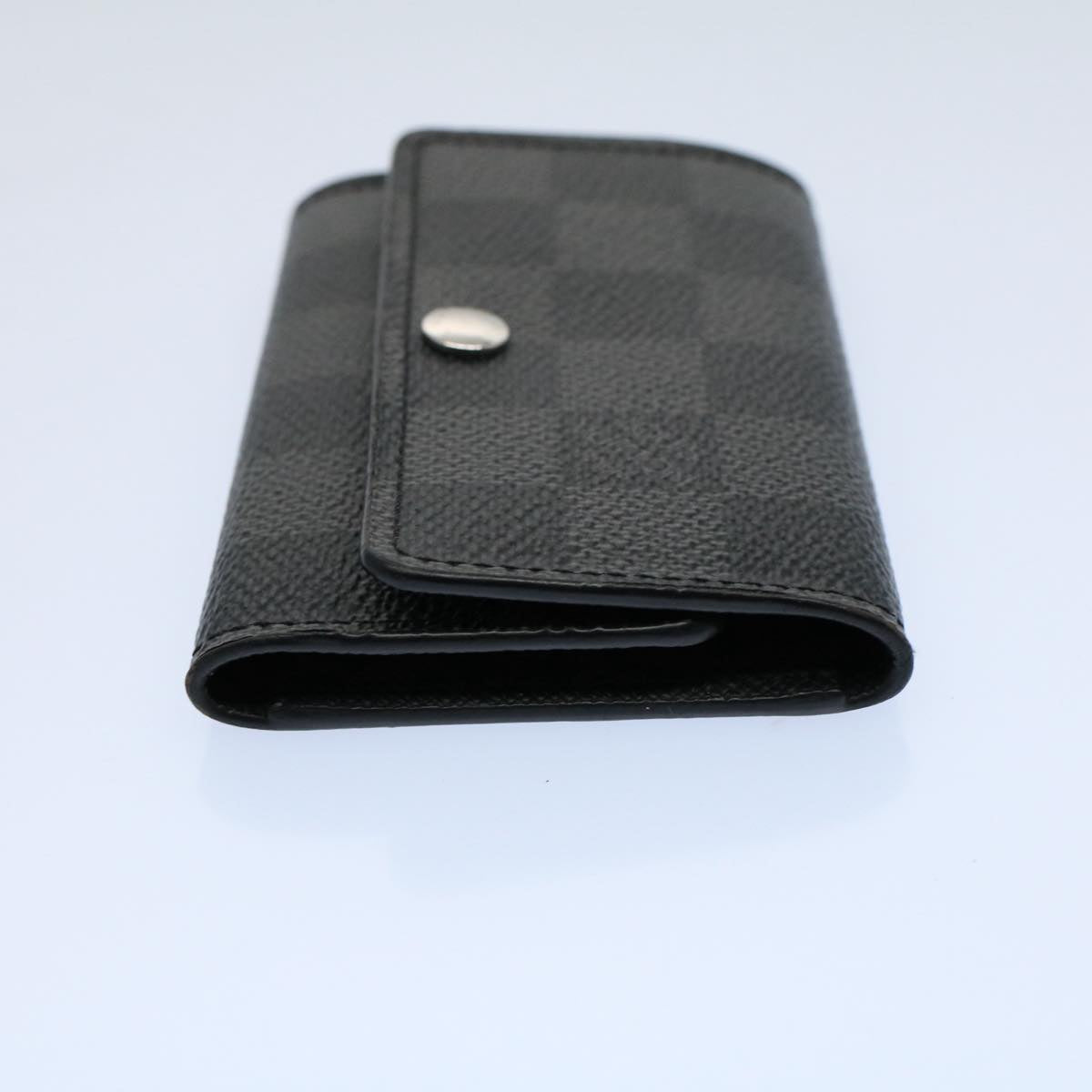 LOUIS VUITTON Damier Graphite Multi Cles 6 Key Case N62662 LV 55615