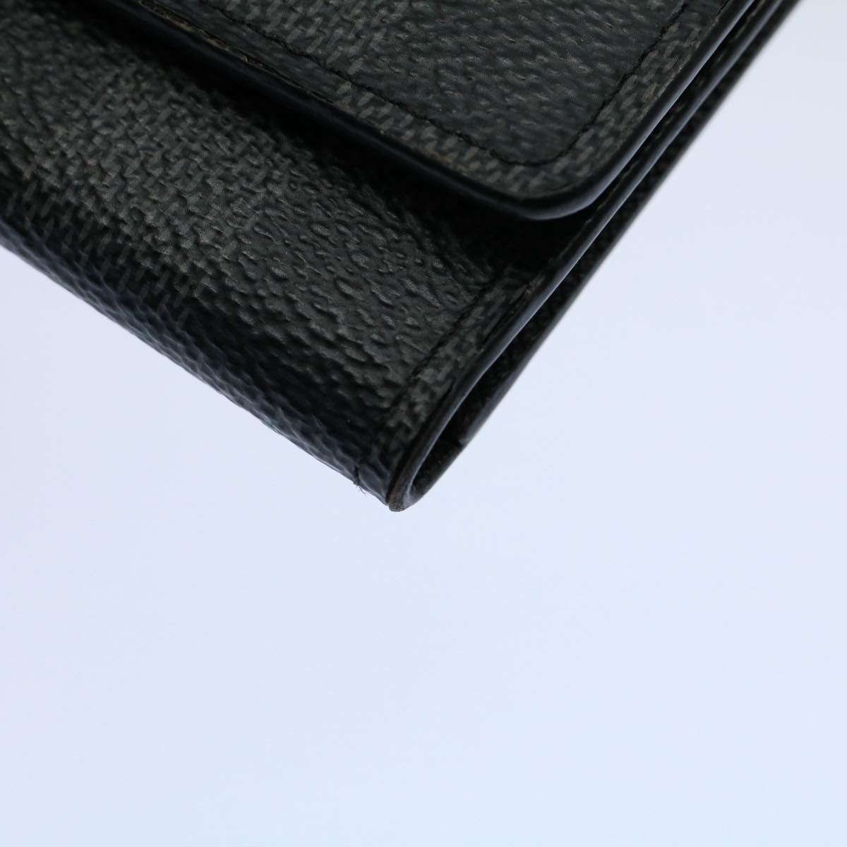 LOUIS VUITTON Damier Graphite Multi Cles 6 Key Case N62662 LV 55615