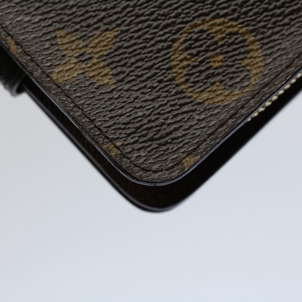 LOUIS VUITTON Monogram Compact Zip Wallet M61667 LV 55620A