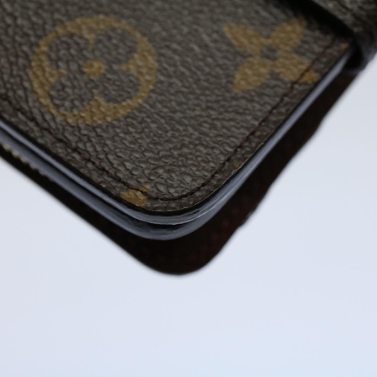 LOUIS VUITTON Monogram Compact Zip Wallet M61667 LV 55620A