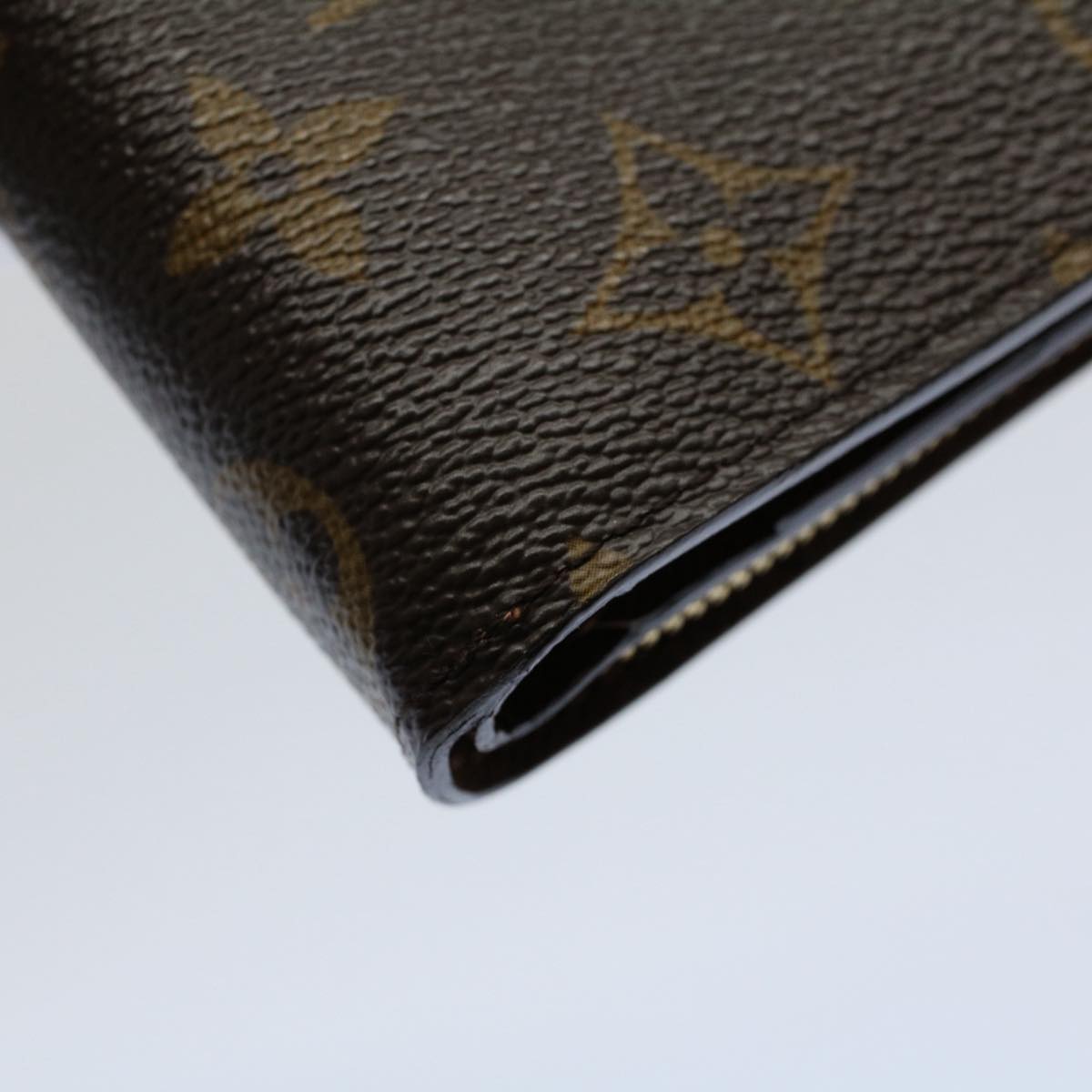 LOUIS VUITTON Monogram Compact Zip Wallet M61667 LV 55620A