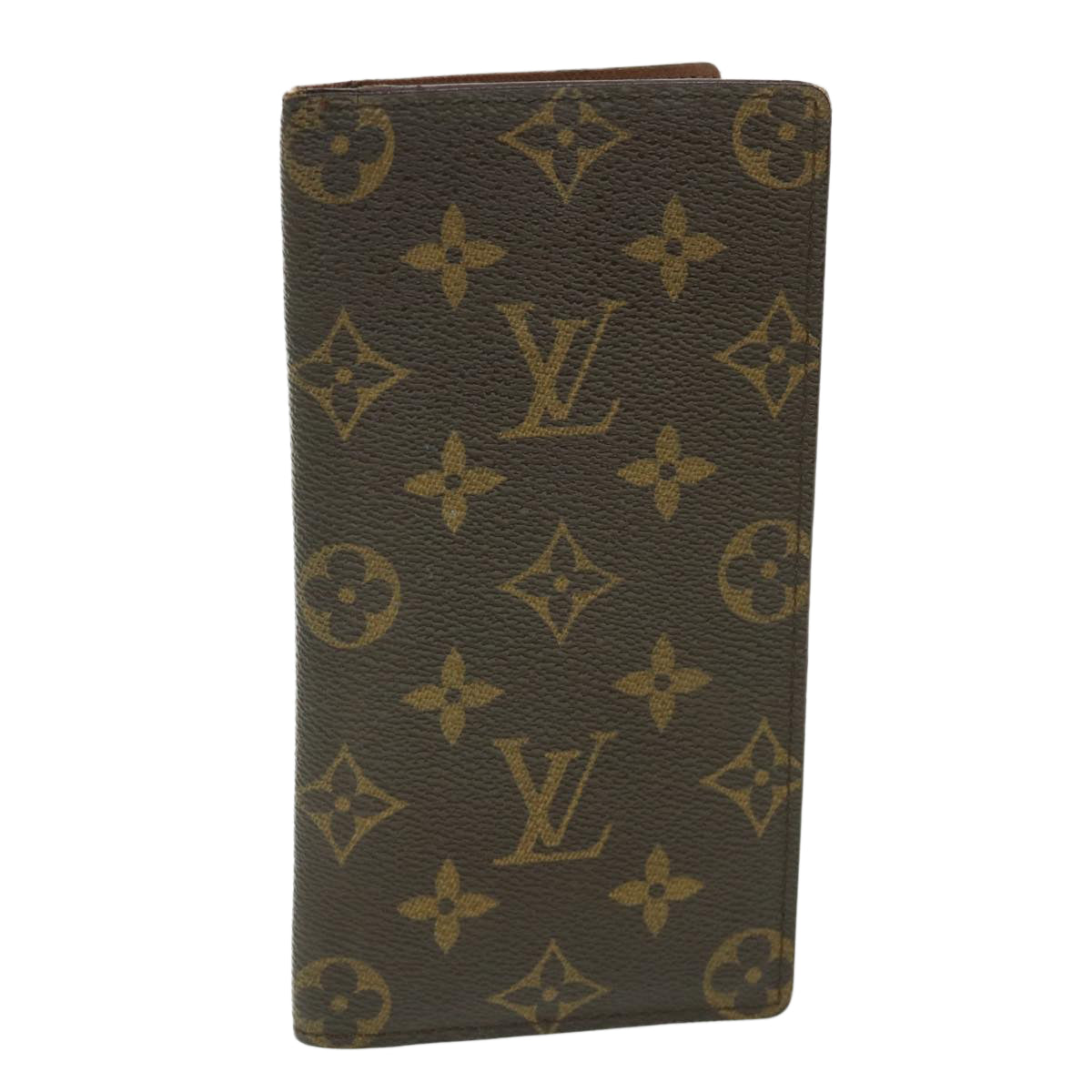 LOUIS VUITTON Monogram Porte Valeurs Cartes Credit Wallet M61823 LV 55631
