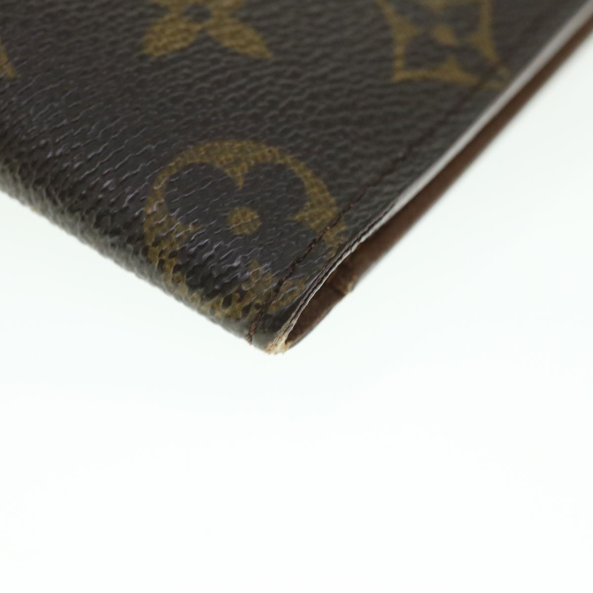 LOUIS VUITTON Monogram Porte Valeurs Cartes Credit Wallet M61823 LV 55631