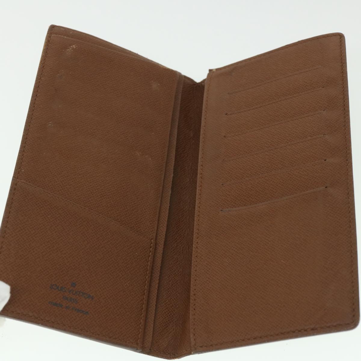 LOUIS VUITTON Monogram Porte Valeurs Cartes Credit Wallet M61823 LV 55631