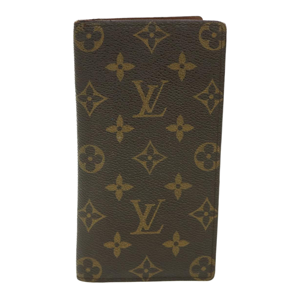 LOUIS VUITTON Monogram Porte Valeurs Cartes Credit Wallet M61823 LV 55631