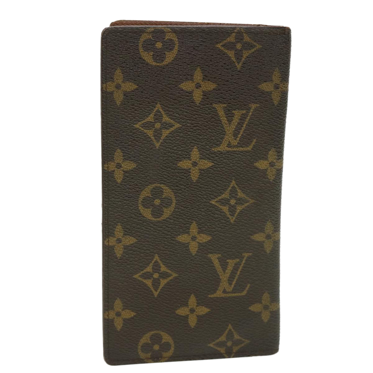 LOUIS VUITTON Monogram Porte Valeurs Cartes Credit Wallet M61823 LV 55631