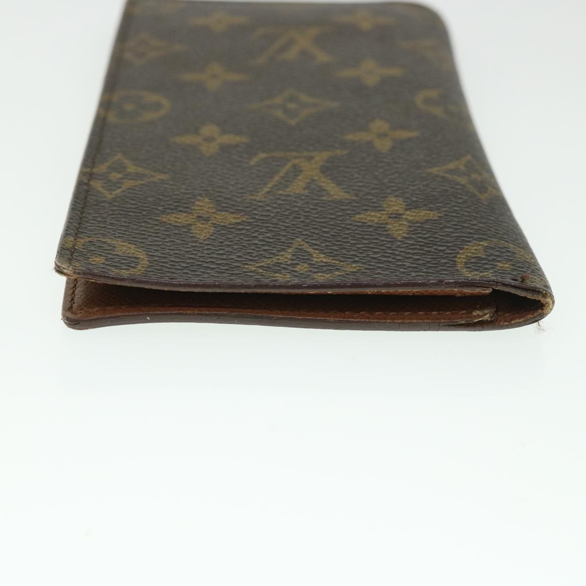 LOUIS VUITTON Monogram Porte Valeurs Cartes Credit Wallet M61823 LV 55631