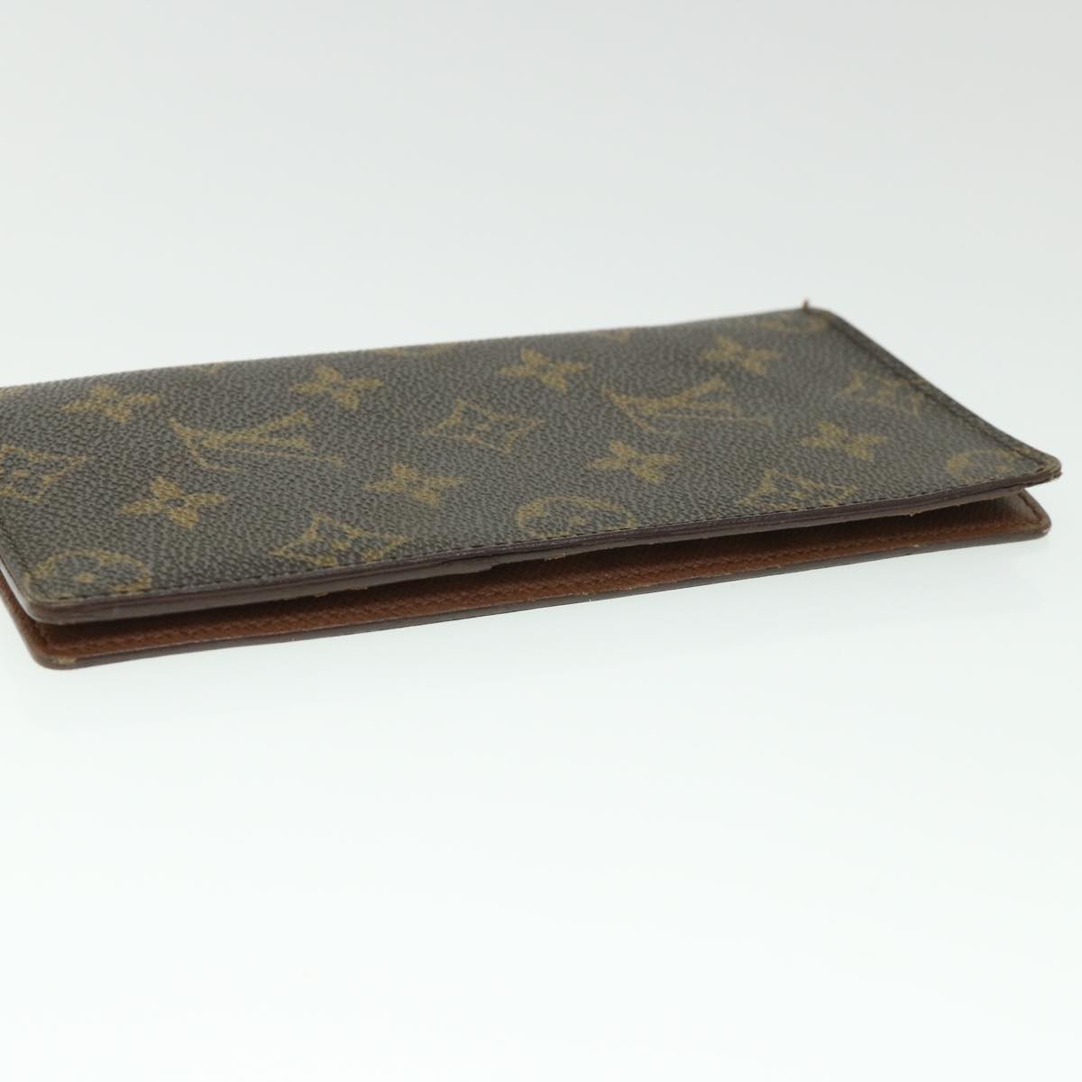 LOUIS VUITTON Monogram Porte Valeurs Cartes Credit Wallet M61823 LV 55631