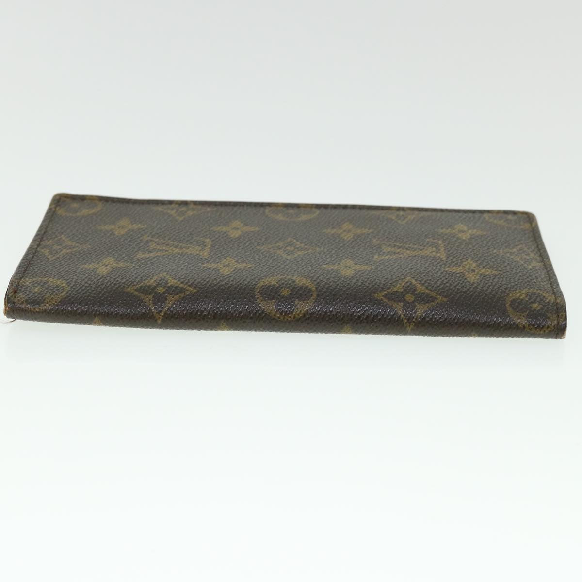 LOUIS VUITTON Monogram Porte Valeurs Cartes Credit Wallet M61823 LV 55631