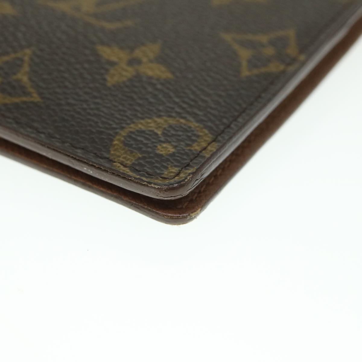 LOUIS VUITTON Monogram Porte Valeurs Cartes Credit Wallet M61823 LV 55631