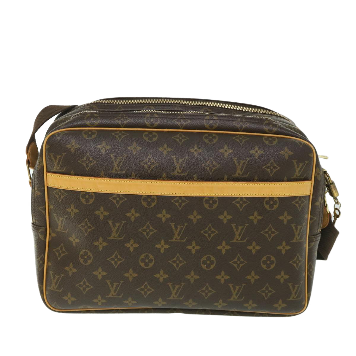 LOUIS VUITTON Monogram Reporter GM Shoulder Bag M45252 LV 55635