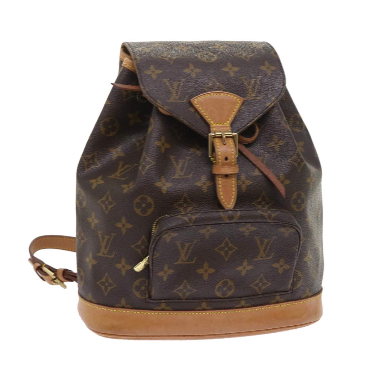 LOUIS VUITTON Monogram Montsouris MM Backpack M51136 LV 55639