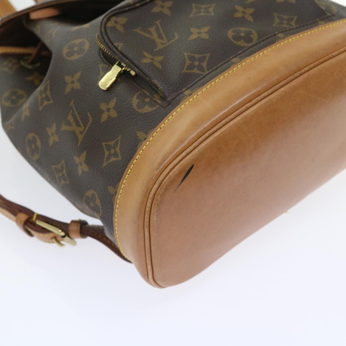LOUIS VUITTON Monogram Montsouris MM Backpack M51136 LV 55639