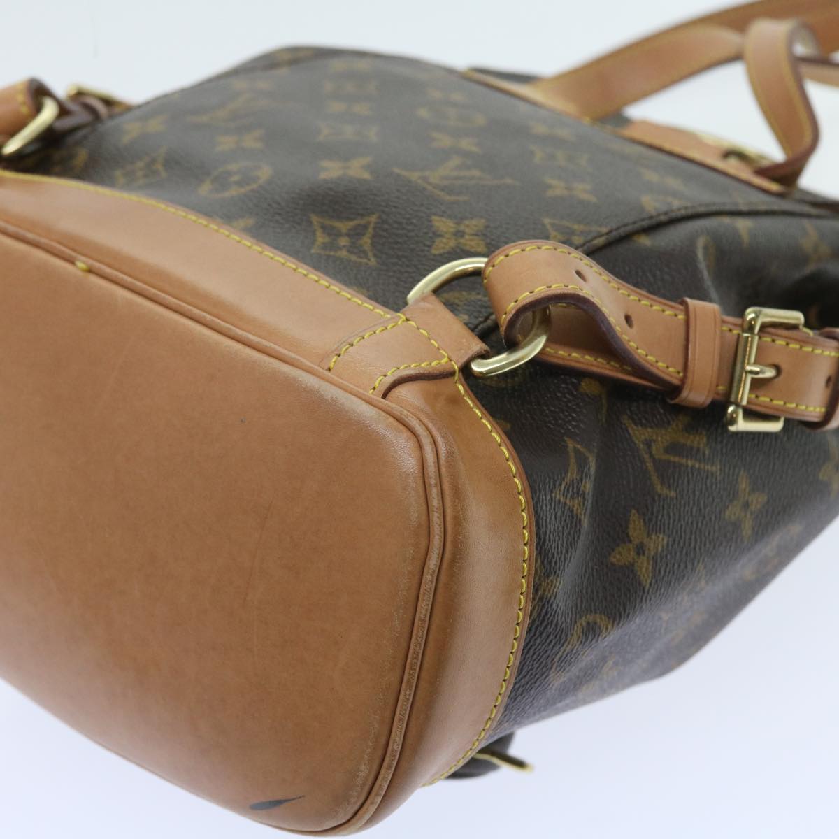 LOUIS VUITTON Monogram Montsouris MM Backpack M51136 LV 55639