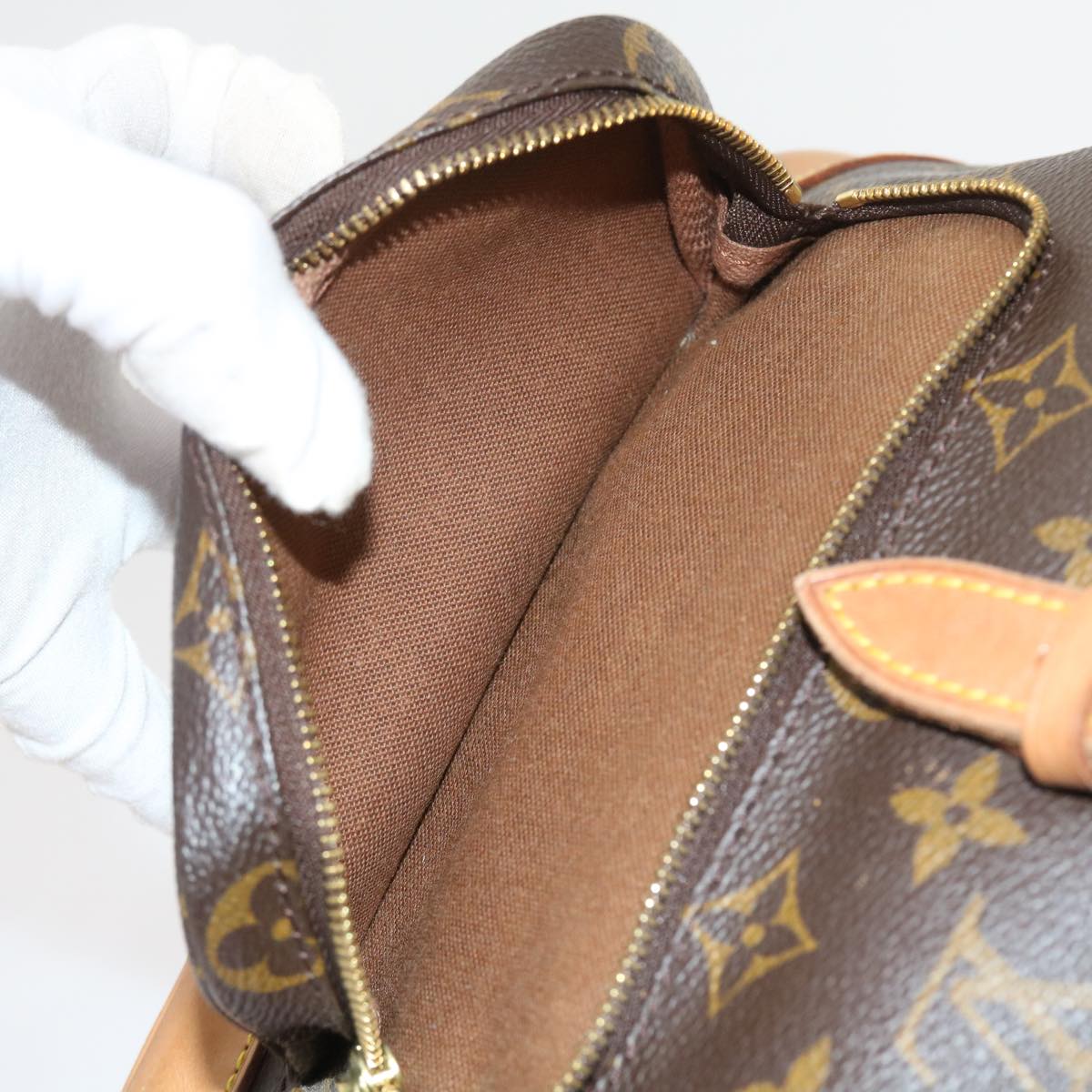 LOUIS VUITTON Monogram Montsouris MM Backpack M51136 LV 55639