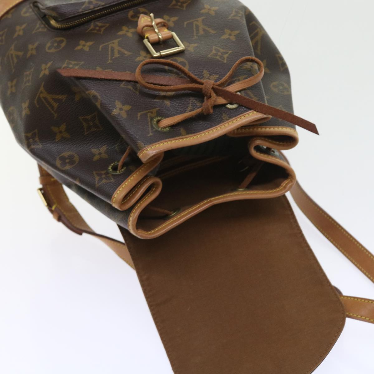 LOUIS VUITTON Monogram Montsouris MM Backpack M51136 LV 55639