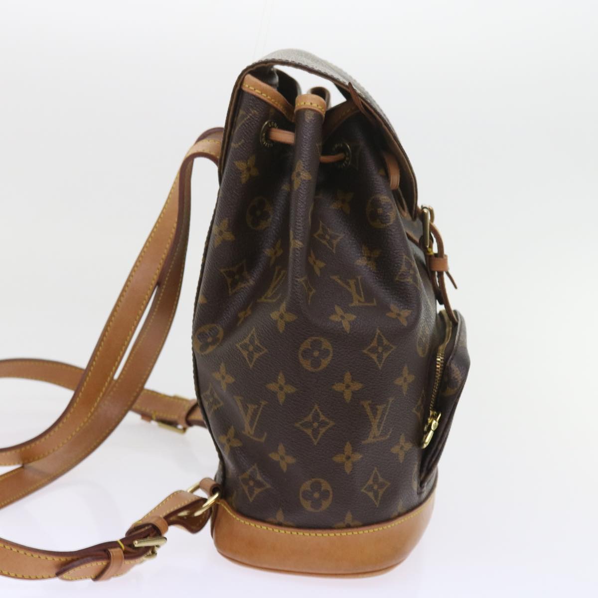 LOUIS VUITTON Monogram Montsouris MM Backpack M51136 LV 55639