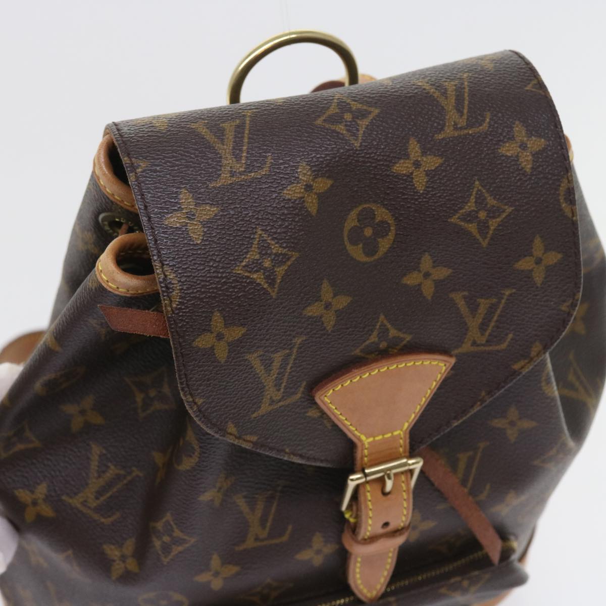 LOUIS VUITTON Monogram Montsouris MM Backpack M51136 LV 55639