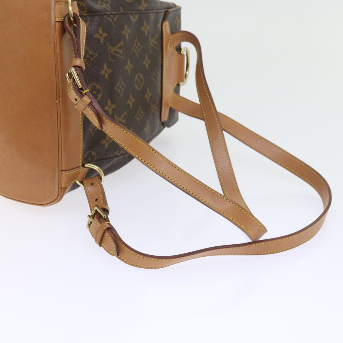 LOUIS VUITTON Monogram Montsouris MM Backpack M51136 LV 55639