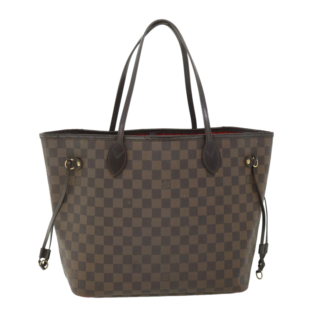 LOUIS VUITTON Damier Ebene Neverfull MM Tote Bag N51105 LV 55640