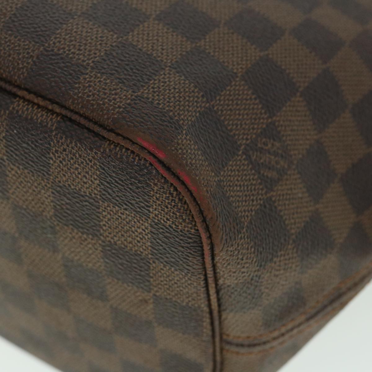 LOUIS VUITTON Damier Ebene Neverfull MM Tote Bag N51105 LV 55640