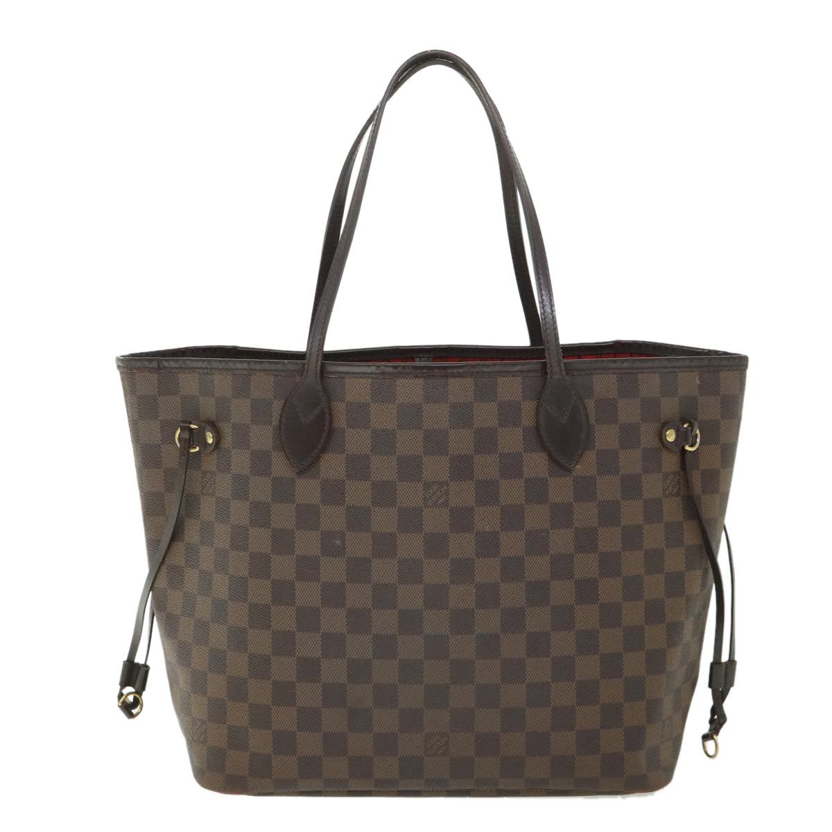 LOUIS VUITTON Damier Ebene Neverfull MM Tote Bag N51105 LV 55640