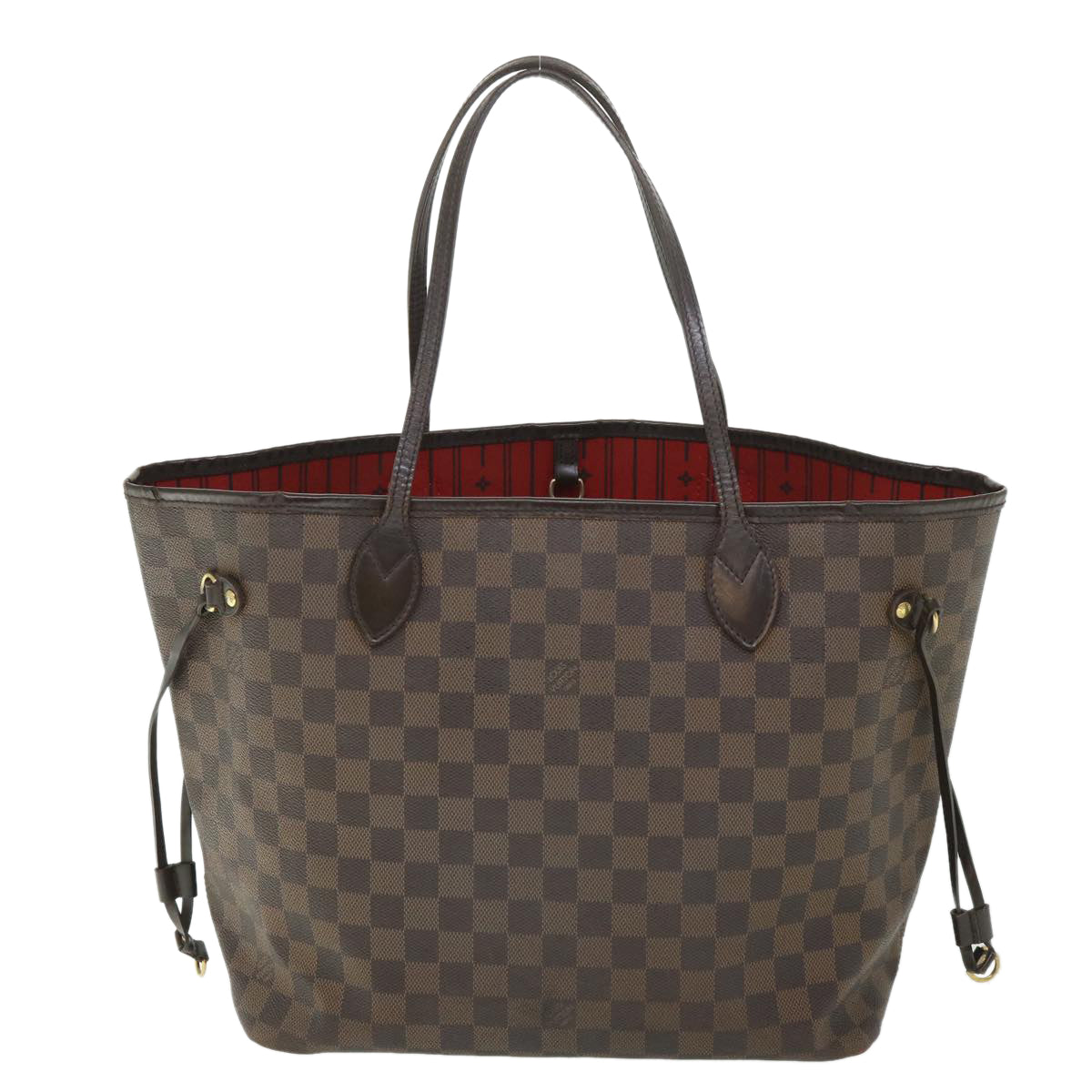 LOUIS VUITTON Damier Ebene Neverfull MM Tote Bag N51105 LV 55640