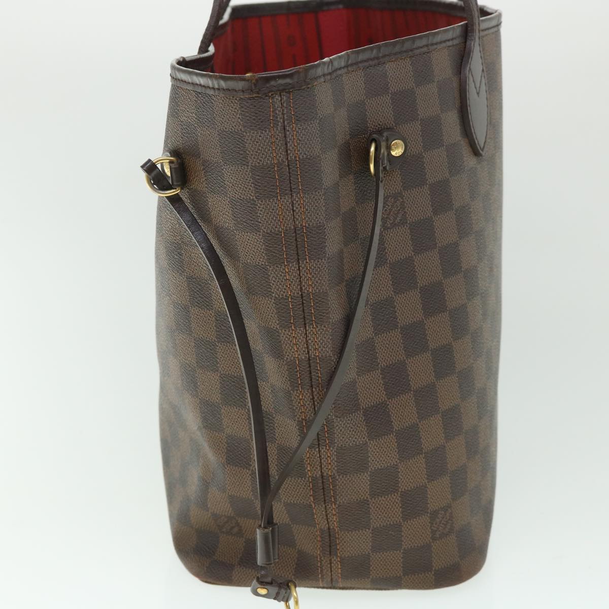 LOUIS VUITTON Damier Ebene Neverfull MM Tote Bag N51105 LV 55640
