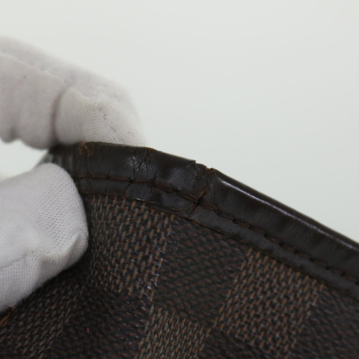 LOUIS VUITTON Damier Ebene Neverfull MM Tote Bag N51105 LV 55640