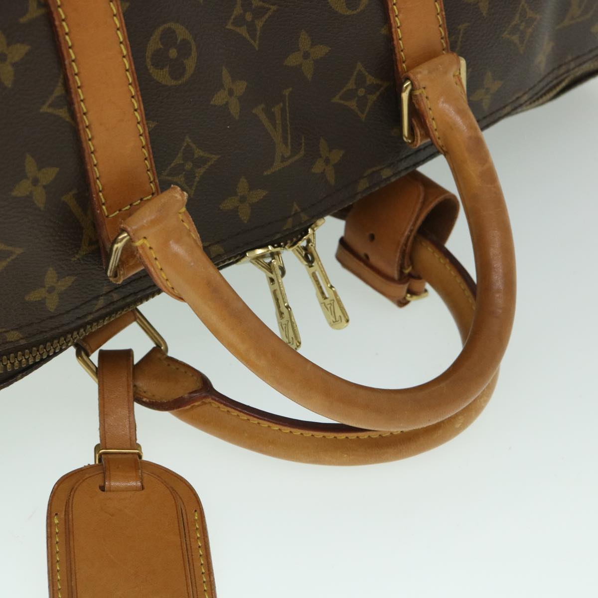 LOUIS VUITTON Monogram Keepall 55 Boston Bag M41424 LV 55641