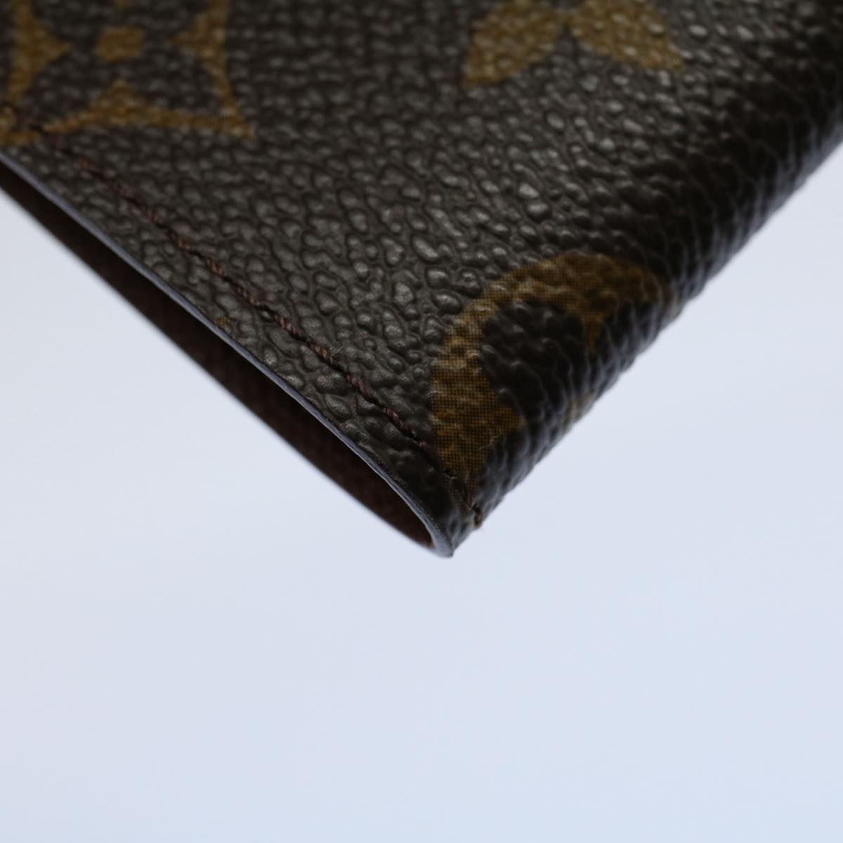 LOUIS VUITTON Monogram Porte Cartes Credit Pression Card Case M60937 55662