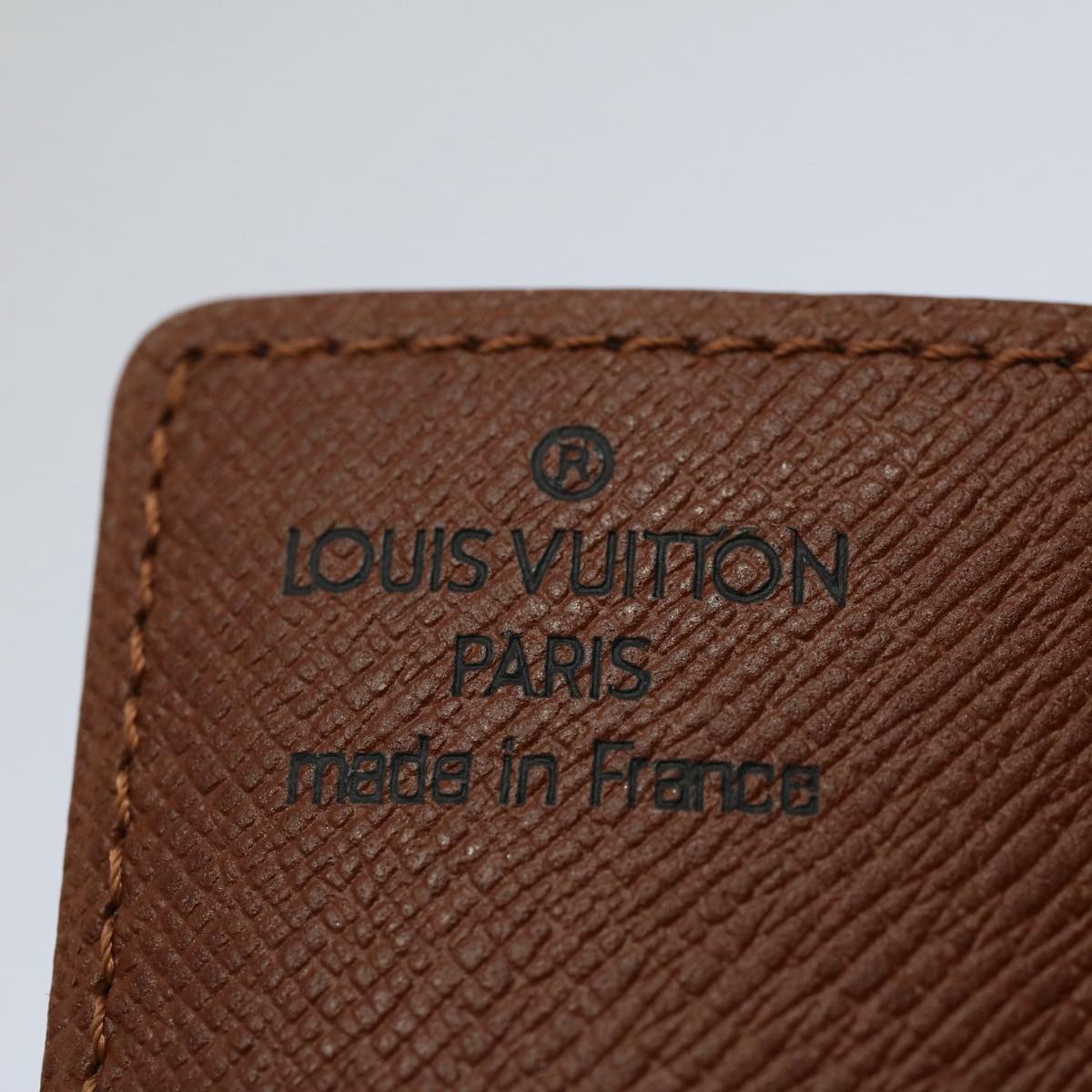 LOUIS VUITTON Monogram Porte Cartes Credit Pression Card Case M60937 55662