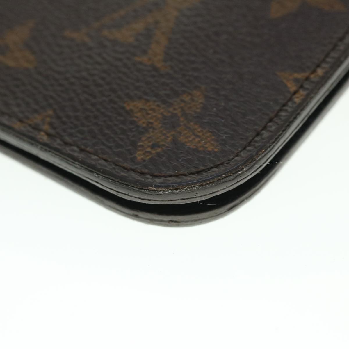 LOUIS VUITTON Monogram Portefeuille Kimono Long Wallet Black M56175 55663