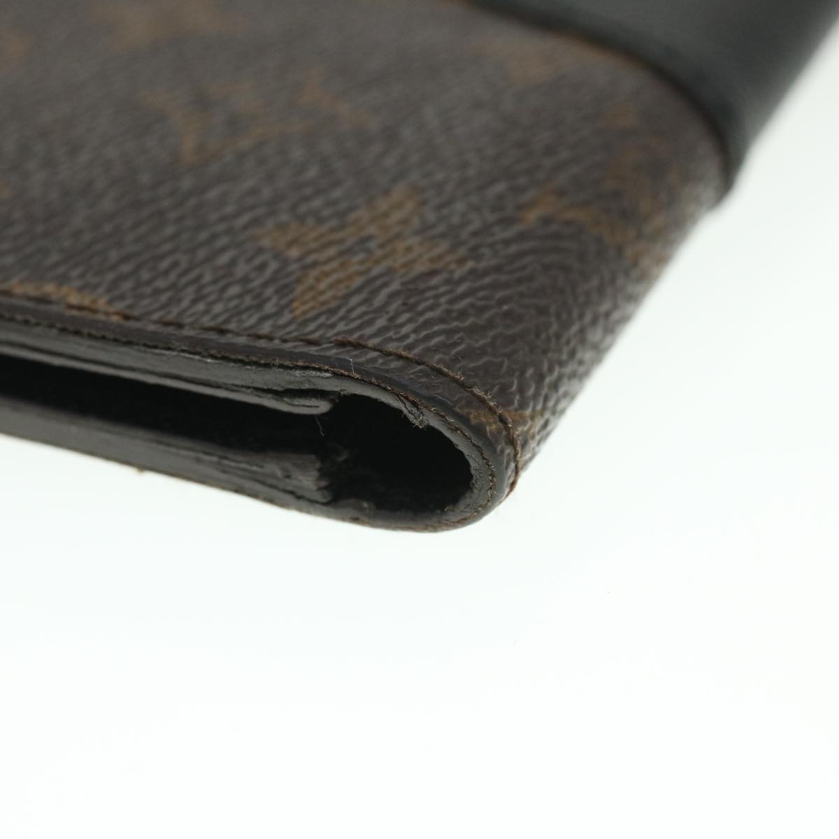 LOUIS VUITTON Monogram Portefeuille Kimono Long Wallet Black M56175 55663