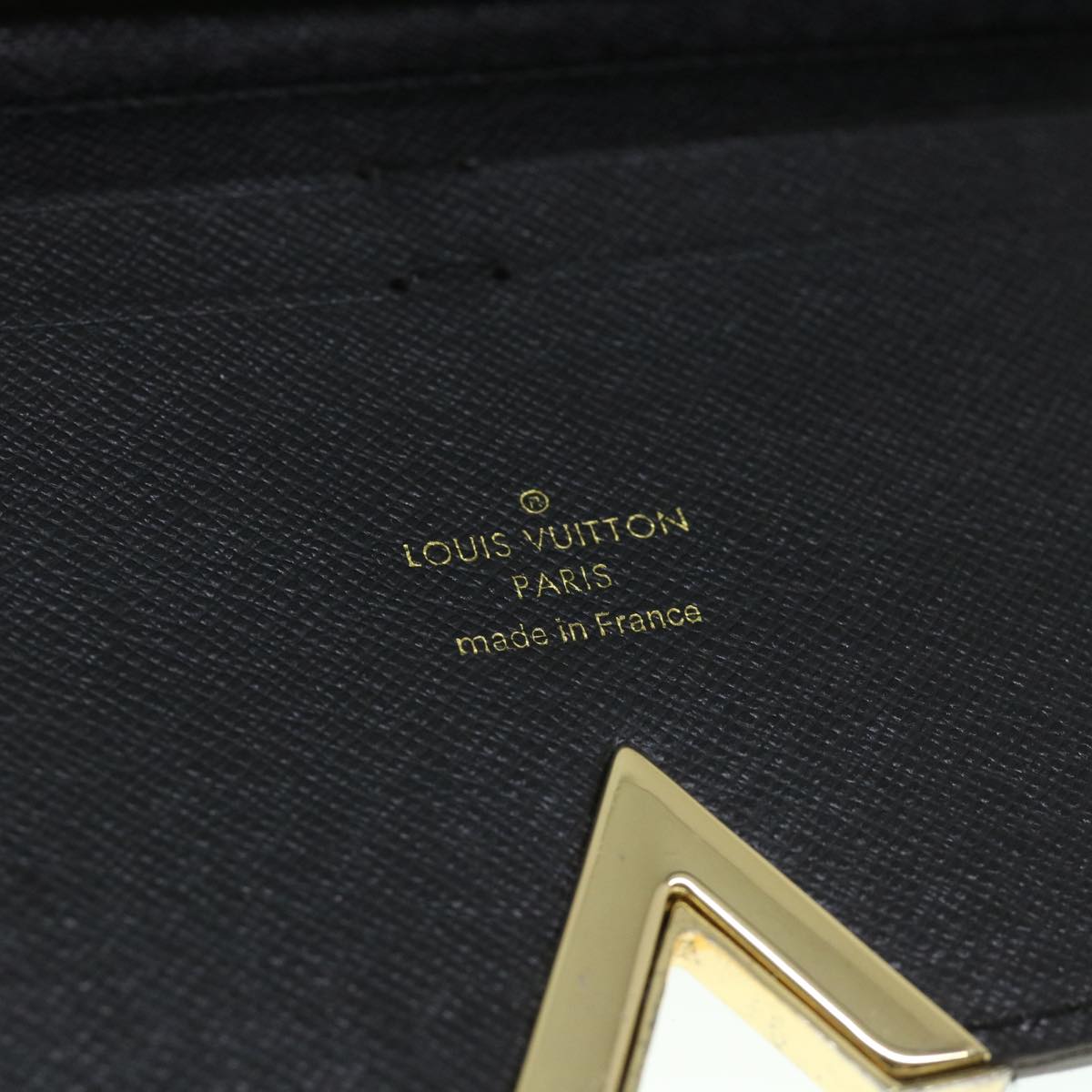 LOUIS VUITTON Monogram Portefeuille Kimono Long Wallet Black M56175 55663