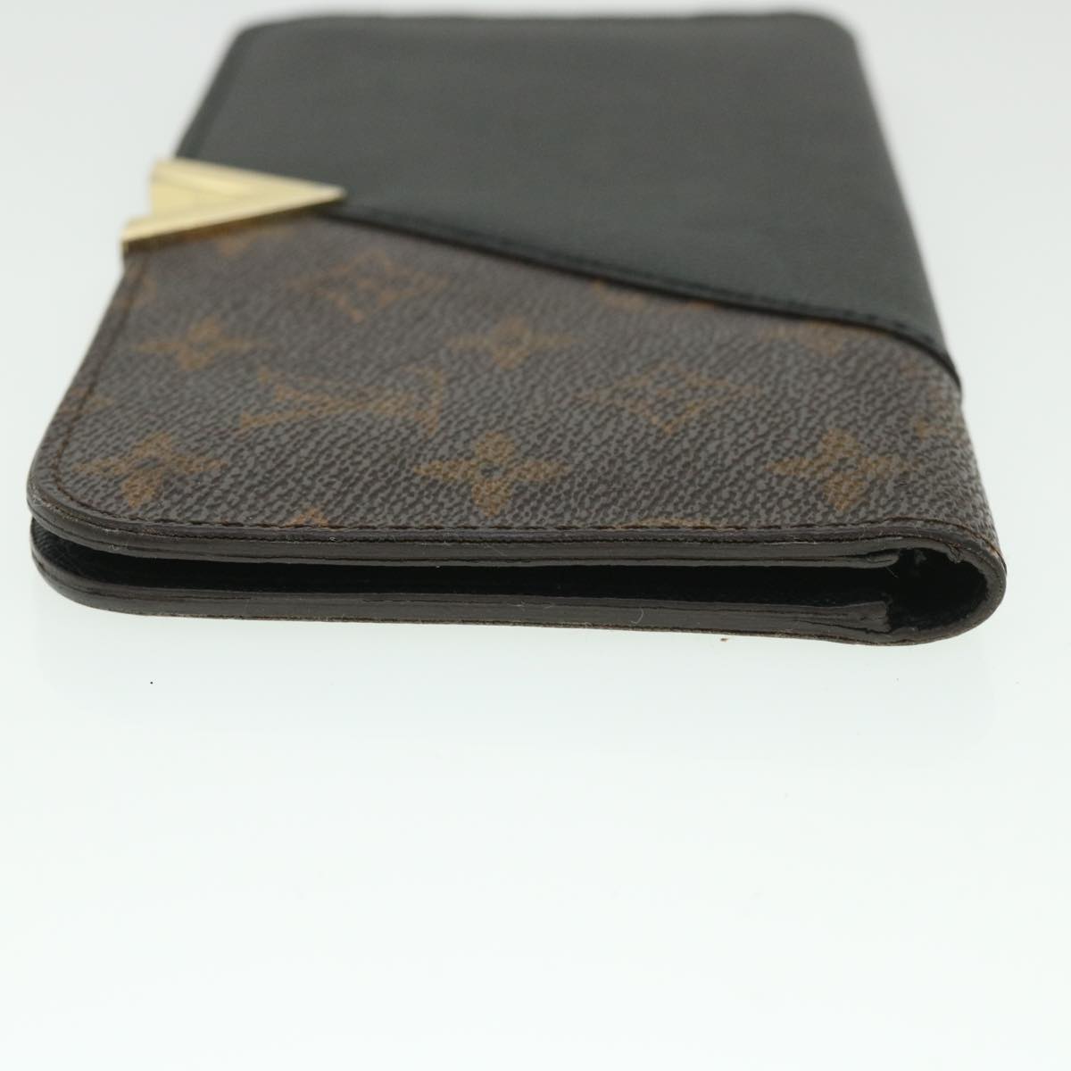 LOUIS VUITTON Monogram Portefeuille Kimono Long Wallet Black M56175 55663