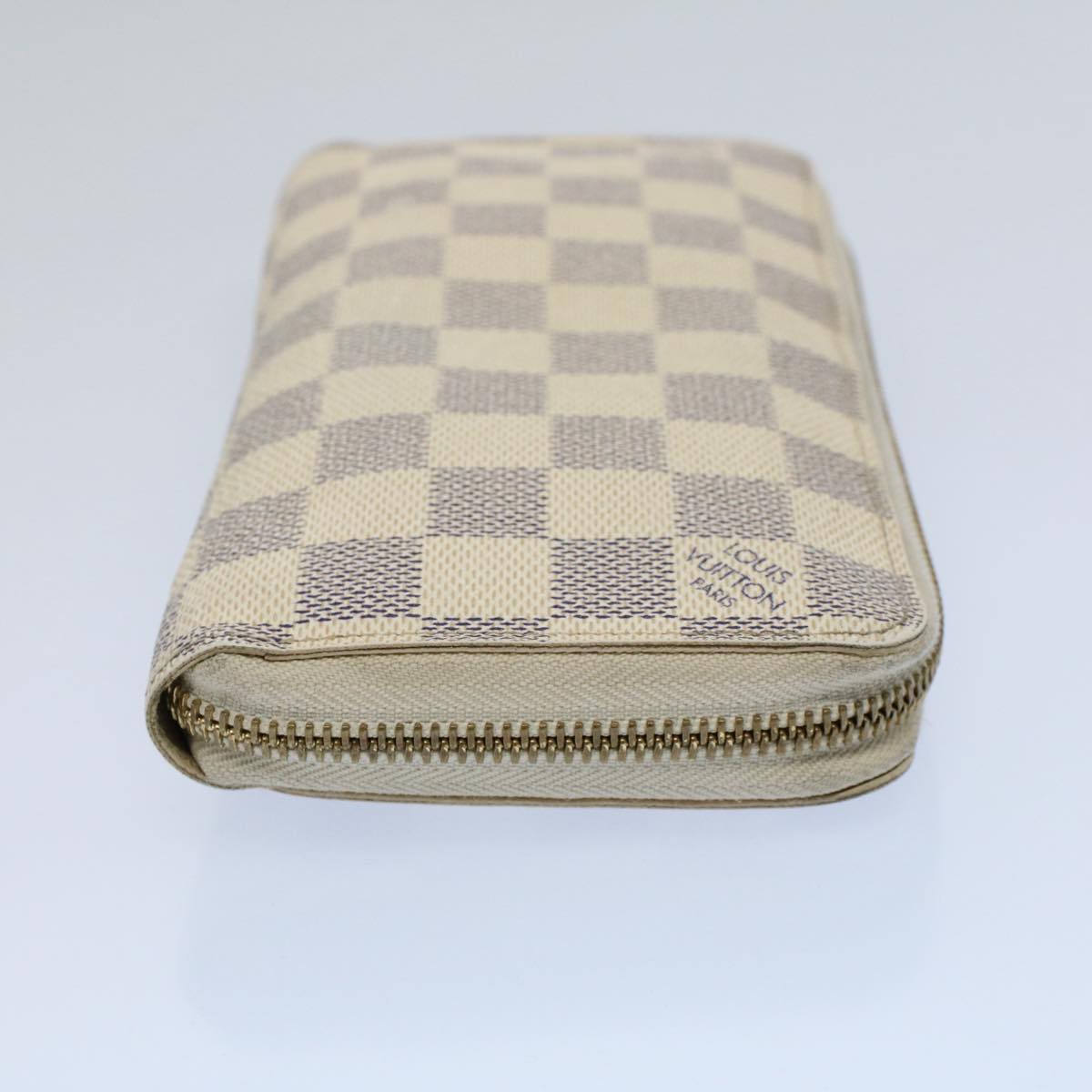 LOUIS VUITTON Damier Azur Zippy Wallet Long Wallet N63503 LV 55664