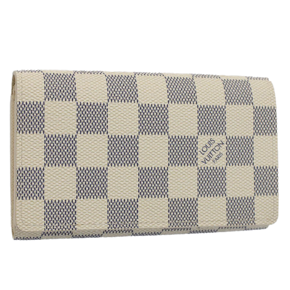 LOUIS VUITTON Damier Azur Portefeuille Tresol Wallet N61744 LV 55676