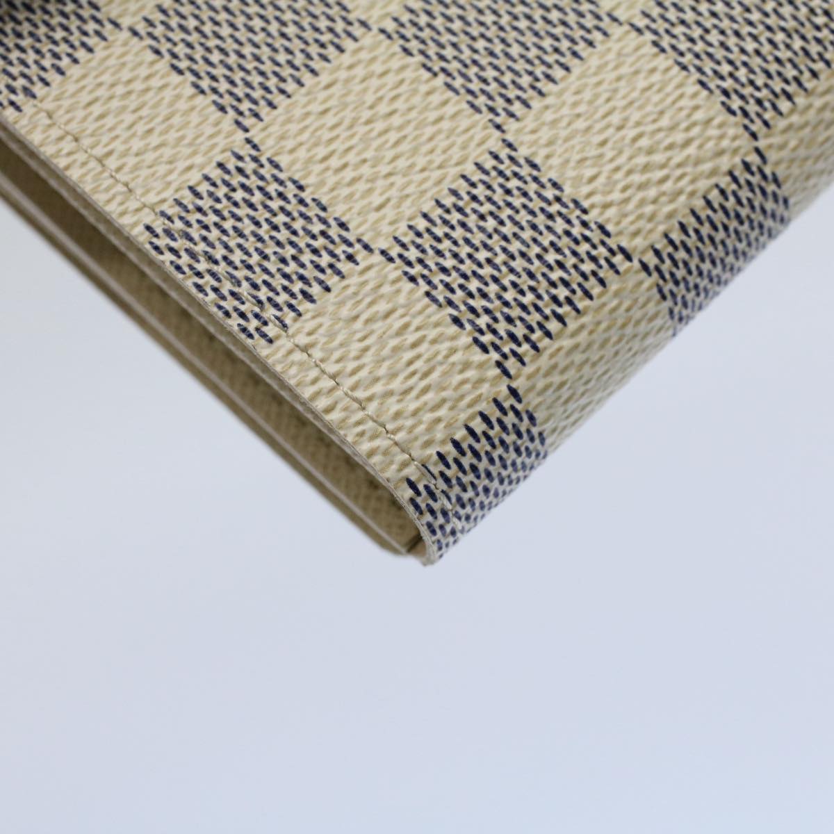 LOUIS VUITTON Damier Azur Portefeuille Tresol Wallet N61744 LV 55676