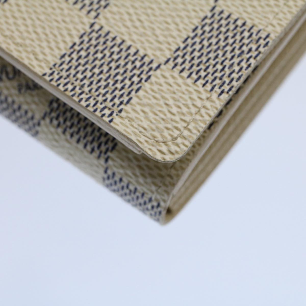 LOUIS VUITTON Damier Azur Portefeuille Tresol Wallet N61744 LV 55676