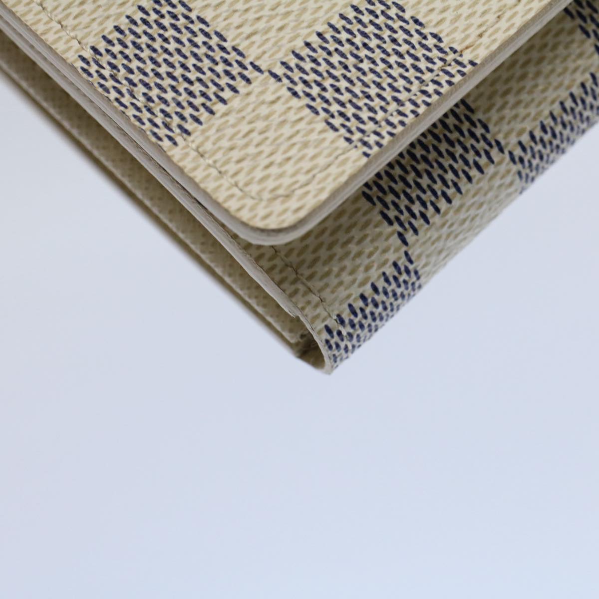 LOUIS VUITTON Damier Azur Portefeuille Tresol Wallet N61744 LV 55676