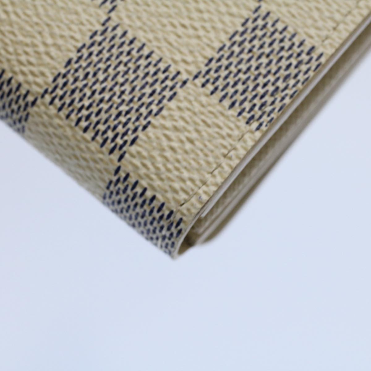 LOUIS VUITTON Damier Azur Portefeuille Tresol Wallet N61744 LV 55676