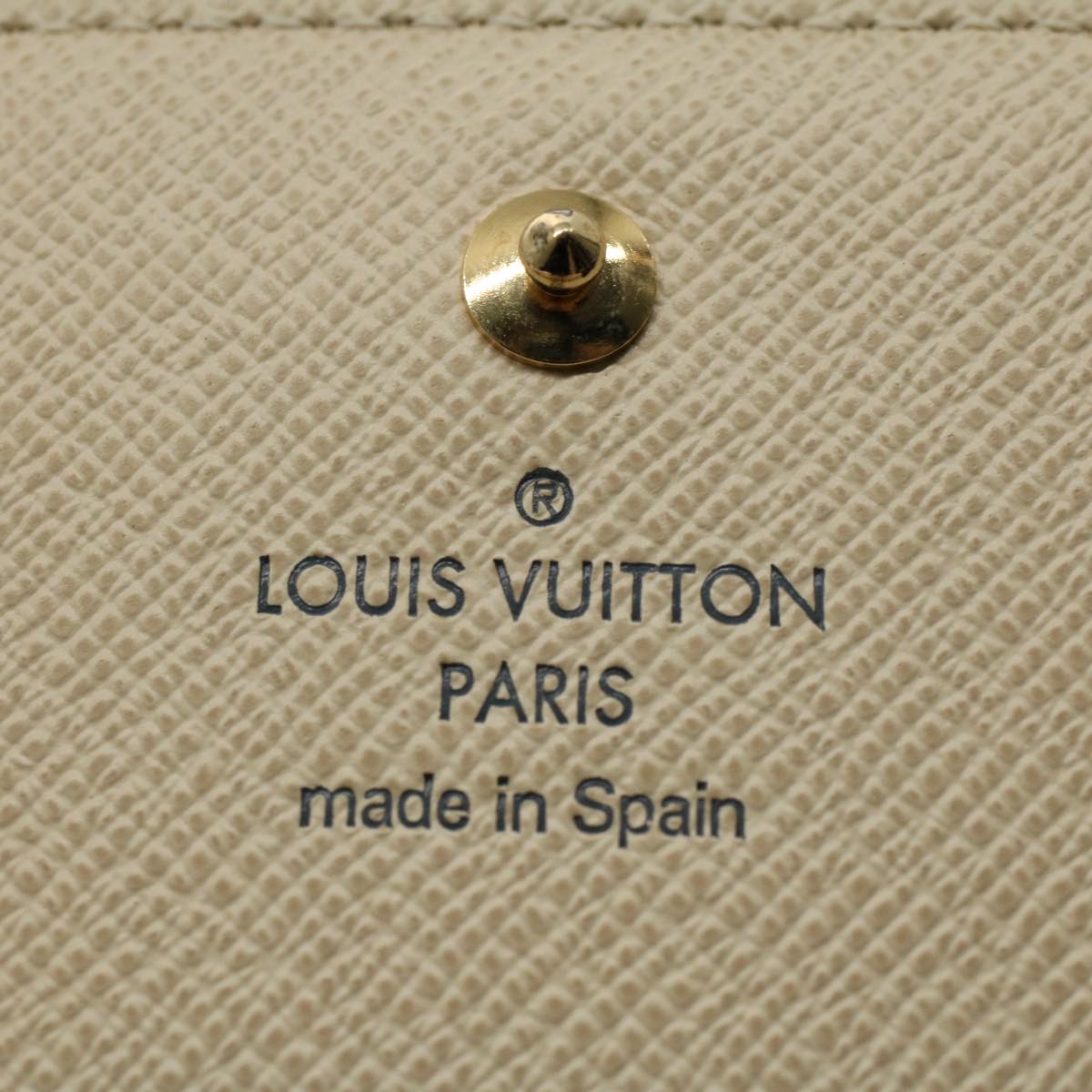LOUIS VUITTON Damier Azur Portefeuille Tresol Wallet N61744 LV 55676