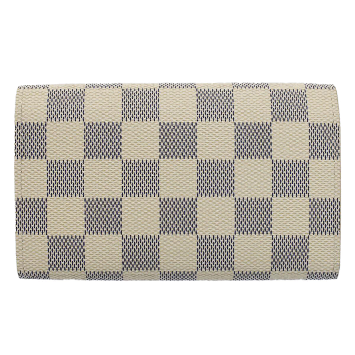 LOUIS VUITTON Damier Azur Portefeuille Tresol Wallet N61744 LV 55676