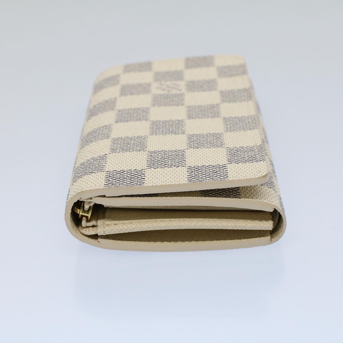 LOUIS VUITTON Damier Azur Portefeuille Tresol Wallet N61744 LV 55676