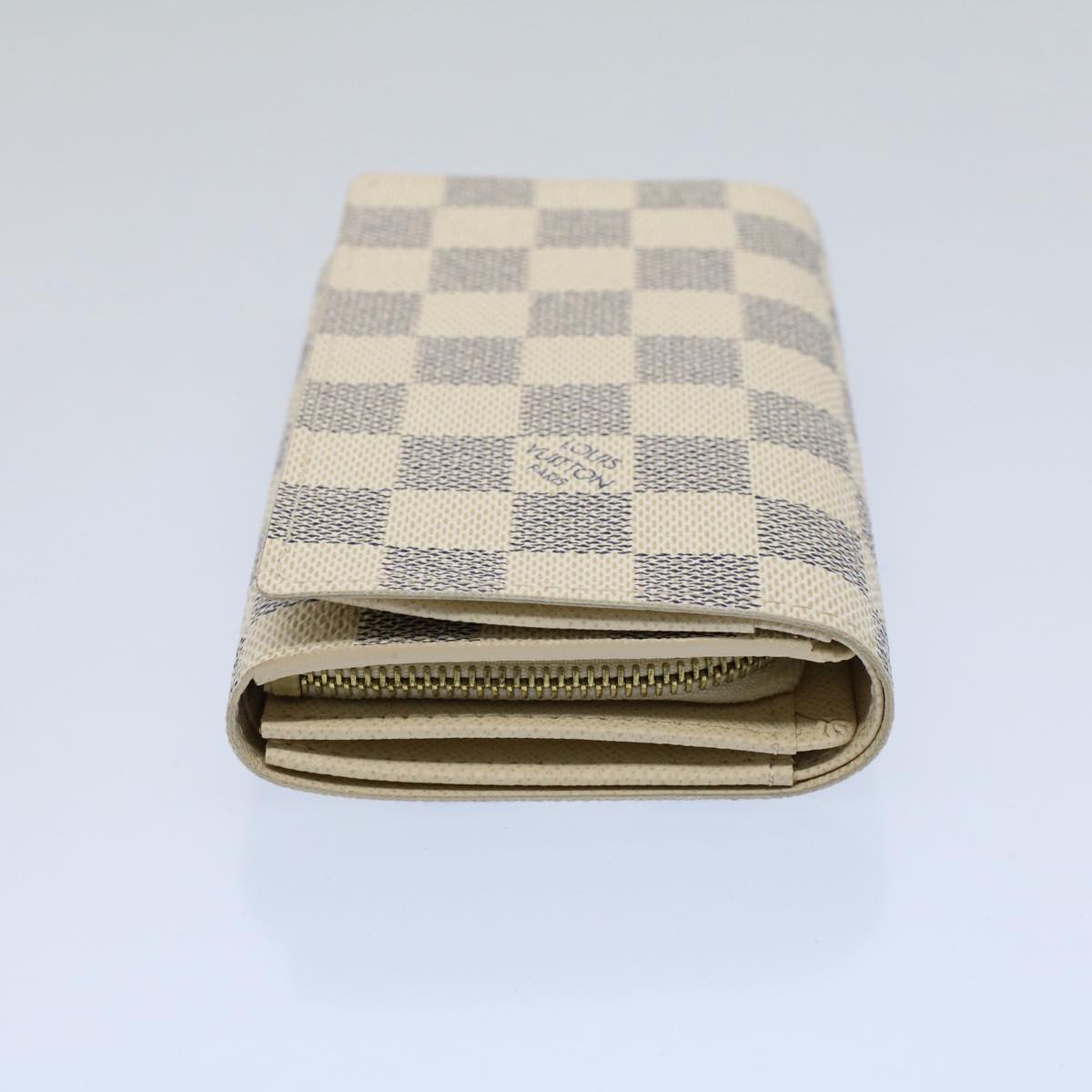 LOUIS VUITTON Damier Azur Portefeuille Tresol Wallet N61744 LV 55676
