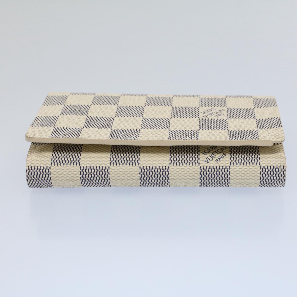 LOUIS VUITTON Damier Azur Portefeuille Tresol Wallet N61744 LV 55676